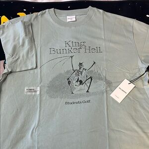 Students Golf Green Short Sleeve Graphic Tee